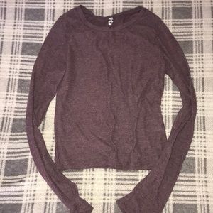 Purple sweater!